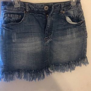 Blue jean skirt